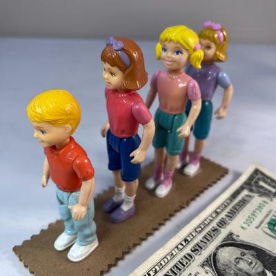 4 PLAYSKOOL 3â€ KID TOY FIGURES