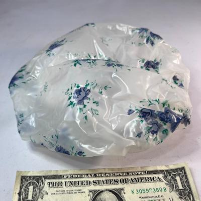 VINTAGE TERRY CLOTH LINED SHOWER CAP
