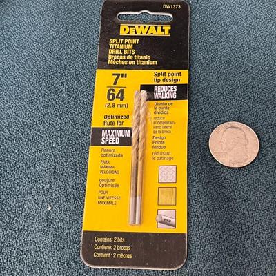 DEWALT NEW IN PKG SPLIT POINT TITANIUM DRILL BITS
