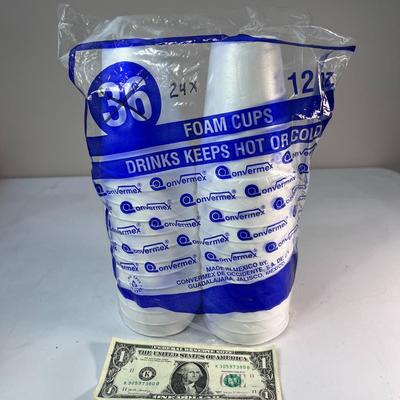 PACKAGE STYROFOAM CUPS 24 CT.