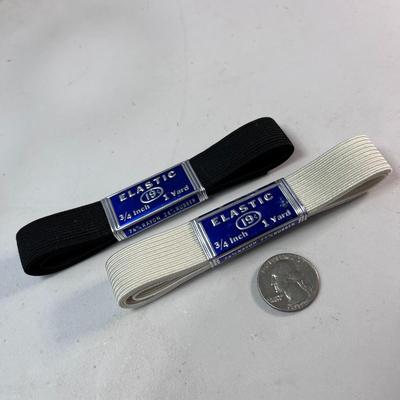 VINTAGE 2 PK. 3/4â€ WIDE ELASTIC