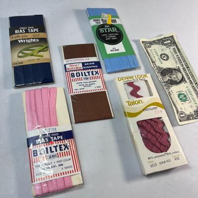 5 PK ASSORTED SEWING NOTIONS