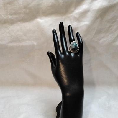 Navajo Turquoise 925 Ring Size 8.5