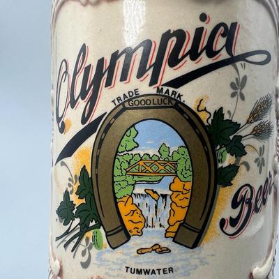 Vintage Olympia Beer Tumwater Stein W. Germany Original Gerzit Gerz