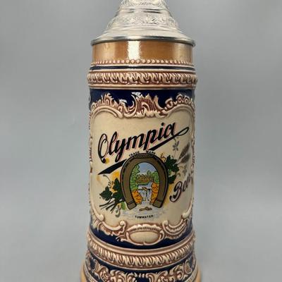 Vintage Olympia Beer Tumwater Stein W. Germany Original Gerzit Gerz