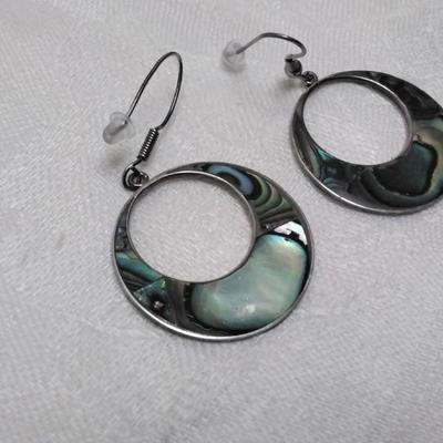 Abalone Mexico 925 Earrings