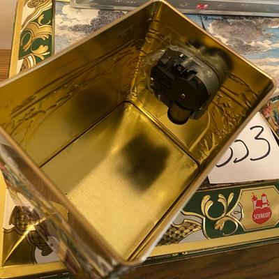 Christmas Tins Small One is a Music Box