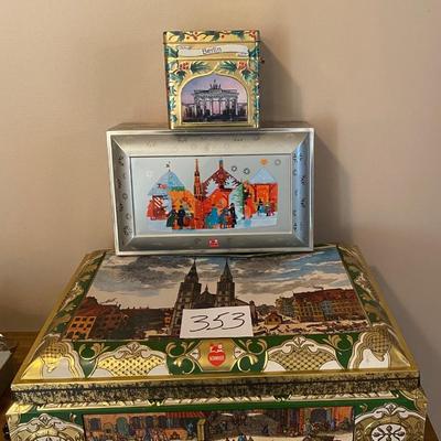 Christmas Tins Small One is a Music Box