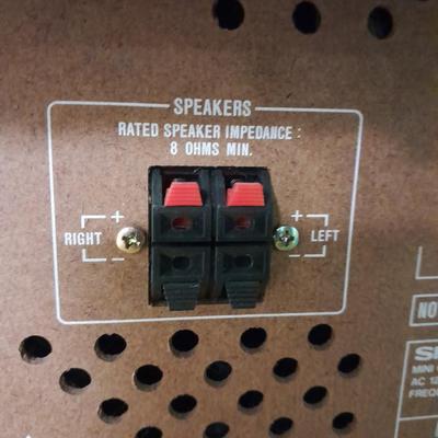 Sharp Stereo system 3 CD changer am/fm dual cassette w/ remote.