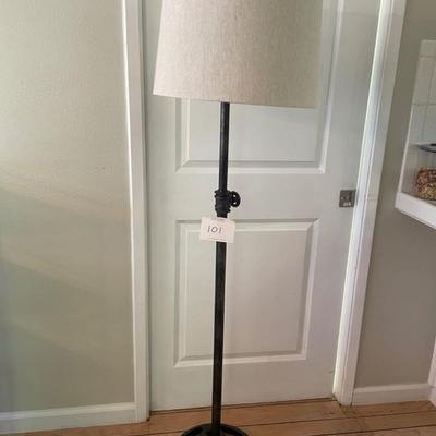 Iron floor lamp