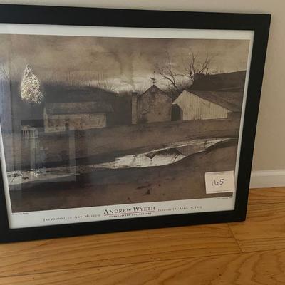 Framed Andrew Wyeth