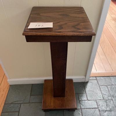 Oak plant stand 