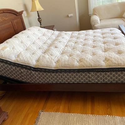 Queen Aireloom mattress with adjustable frame
