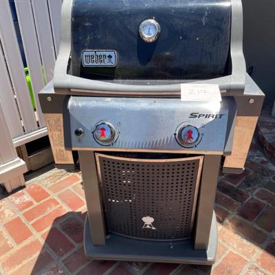 Weber Spirit BBQ gas grill 