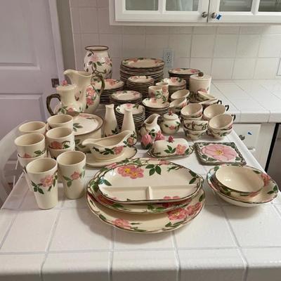 Huge set of Franciscan Desert Rose china