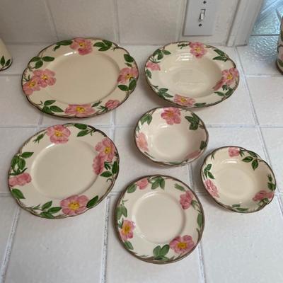 Huge set of Franciscan Desert Rose china