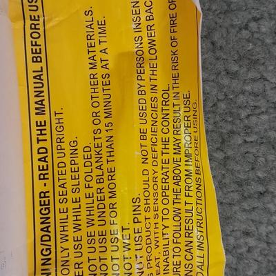 Homedics massager chair pad w/ remote