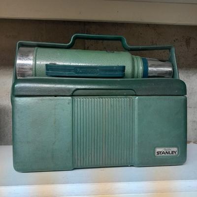 Vintage Stanley thermos with Stanley cooler