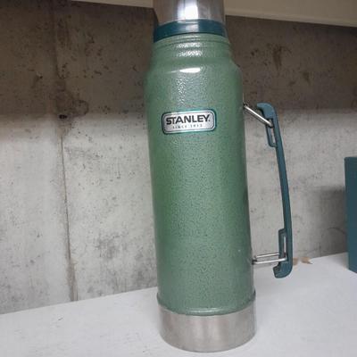 Vintage Stanley thermos with Stanley cooler
