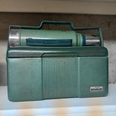 Vintage Stanley thermos with Stanley cooler