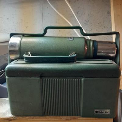 Vintage Stanley thermos with Stanley cooler