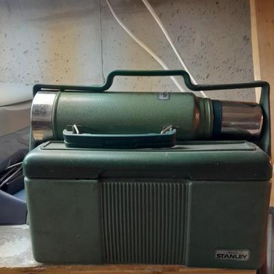 Vintage Stanley thermos with Stanley cooler