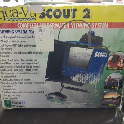 Aqua-VU Scout 2 Complete underwater viewing system Great for fishing! Find those fish!