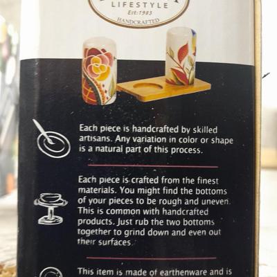 Kitchen gadgets- New Vida salt & pepper shaker set and V blade Mandoline slicer