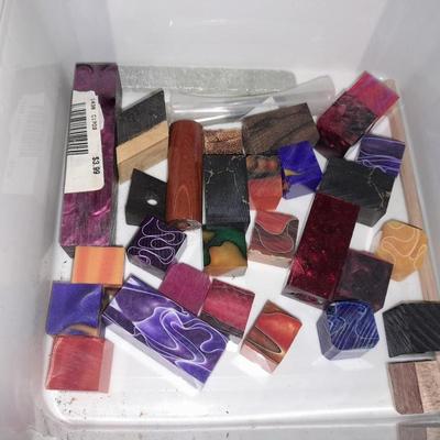 Cigar pen making supplies, Hardwoods, and woodcraft Pen clips, tips, Pen 24k Gold  insides.