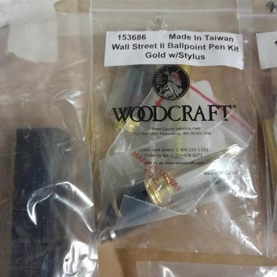 Cigar pen making supplies, Hardwoods, and woodcraft Pen clips, tips, Pen 24k Gold  insides.