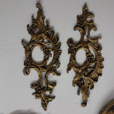 MCM Mirror with stand and matching shelf