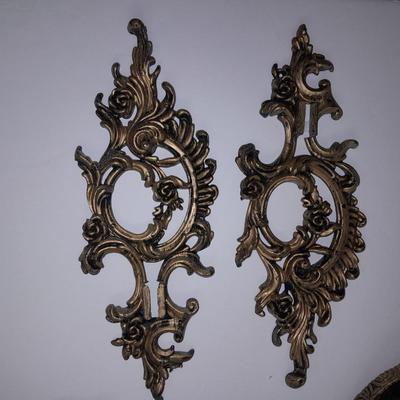 MCM Mirror with stand and matching shelf