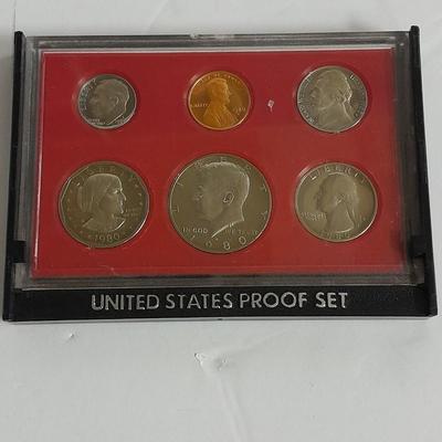 1980 United States Proof set in case