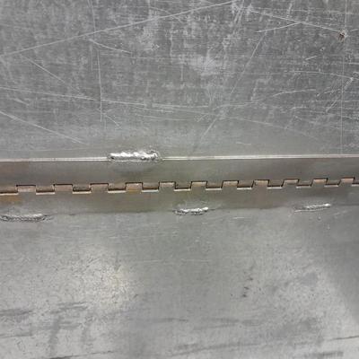 HUGE welded Galvanized metal Trunk with lock hasp Perfect storage for your treasures!