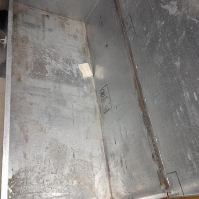 HUGE welded Galvanized metal Trunk with lock hasp Perfect storage for your treasures!