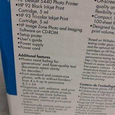 HP Desk Jet 5440 Photo Printer