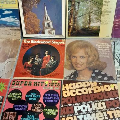12" LP Vinyl records wide variety of artists Country, Super hits, Golden hits and more