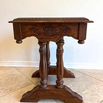 Solid Wood Side Table
