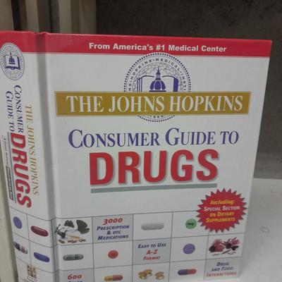 The John Hopkins Guide books, Drugs, Symptoms and Remedies, and Medical Guide to health after 50 Hardback