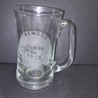 Two-year books - Gilcrest High school Spud digger -  The Archer US Navy with Atwood Glass mug