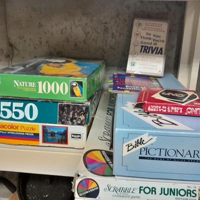 Boardgames Trivia books and Puzzles