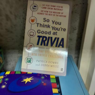 Boardgames Trivia books and Puzzles