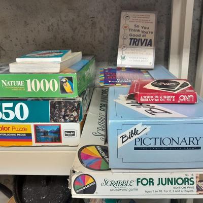 Boardgames Trivia books and Puzzles