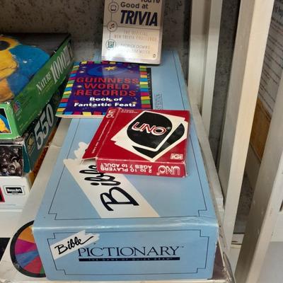 Boardgames Trivia books and Puzzles