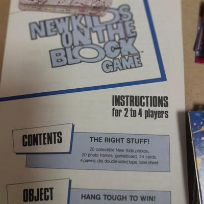 Collectible Milton Bradley New Kids on the Block Board game, COMPLETE!