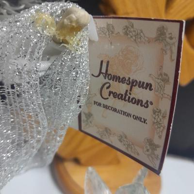 Angel figures and ornaments Glass blown March angel, wood angel and more