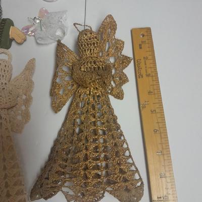 Angel figures and ornaments Glass blown March angel, wood angel and more