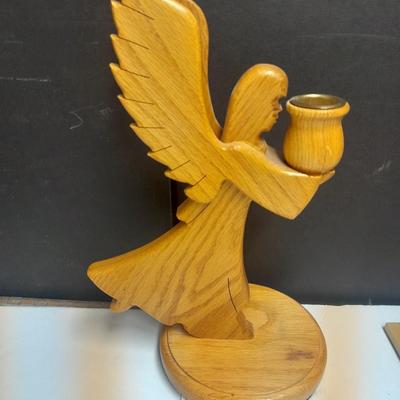 Angel figures and ornaments Glass blown March angel, wood angel and more