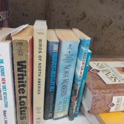 Variety of hardback and softback books of different Genres