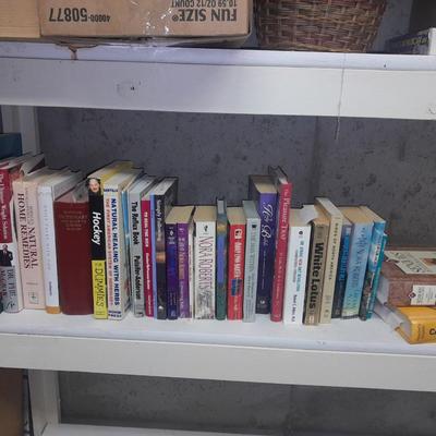 Variety of hardback and softback books of different Genres